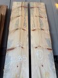 (#1) Norfolk Island Pine Lumber Bookmatched Pair