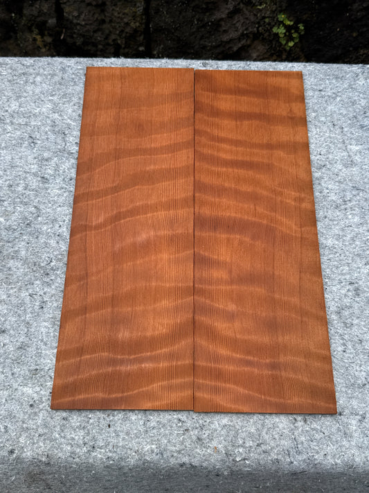 Curly Redwood Ukulele Top 2 piece