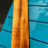 Curly Koa wood 27.5”x3”x2”