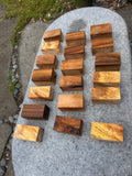 Reclaimed Monkey Pod Bottle Toppers/Salt and Pepper Shaker Blanks