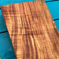 Curly Koa board 17.5”x6”x2”