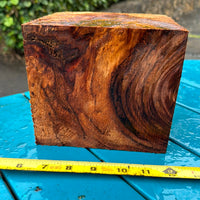 Curly Koa bowl blank 6”x5 3/4”x5 1/4”