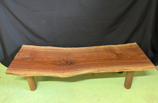 Hawaiian Black Walnut Bench