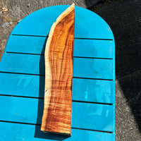 Curly Live Edge Koa 22.5”x3.5-4.5”x1 7/8”