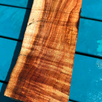 Curly Live Edge Koa 22.5”x3.5-4.5”x1 7/8”