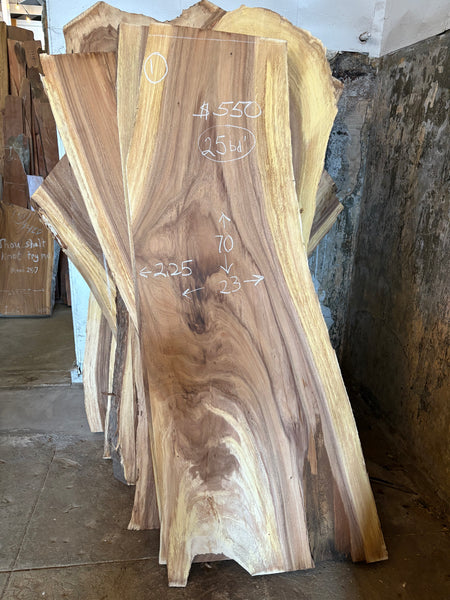 Monkeypod Slab #1 (70” L x 23” W x 2.25”thick)