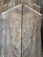 Premium Curl Spalted Mango Bookmatched Pair #1