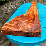 Premium Curly Koa Live Edge Slab 35 3/4”x2.5-11”x2”