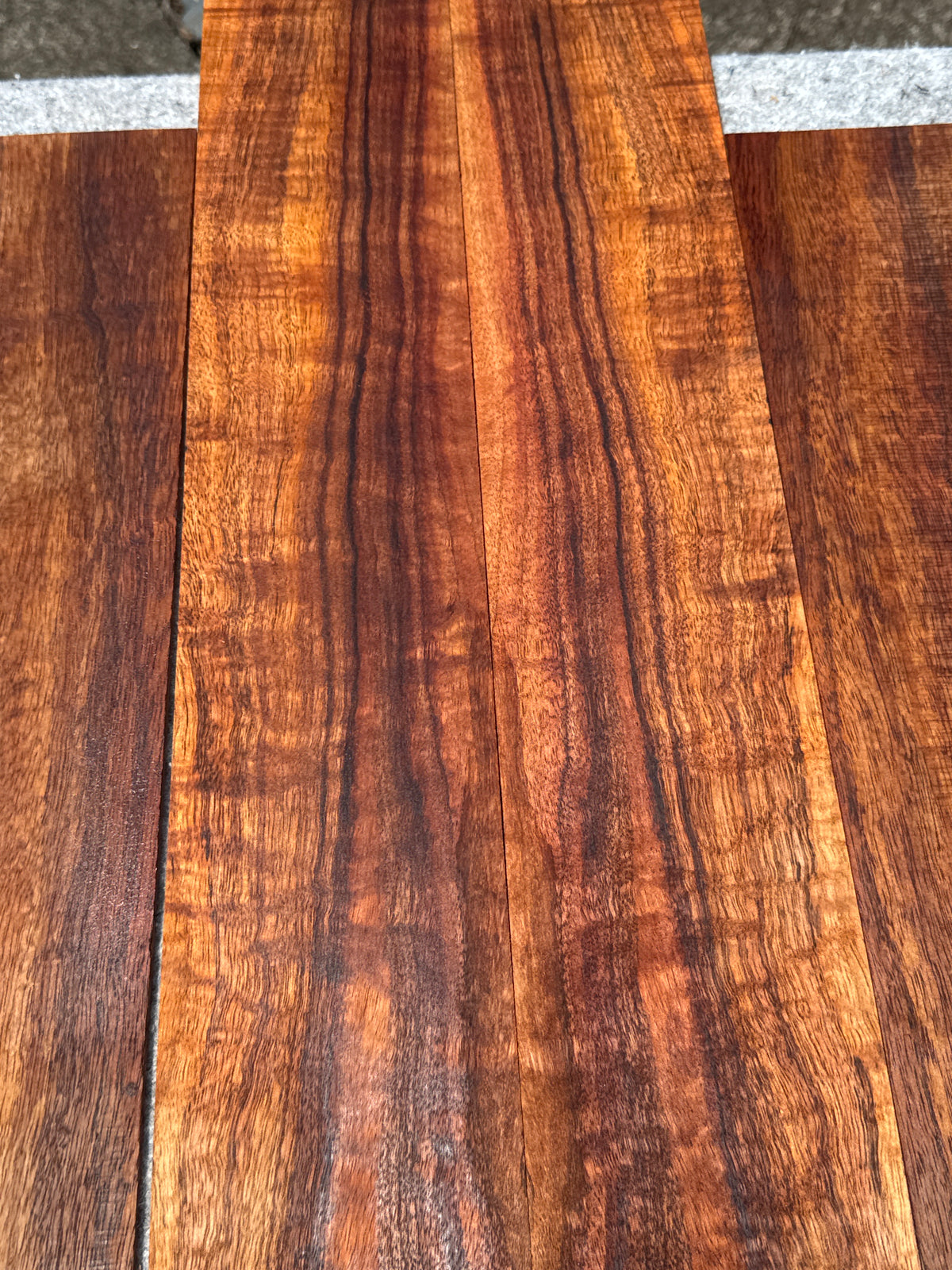 Curly Koa 6 piece Baritone Ukulele sets freshly