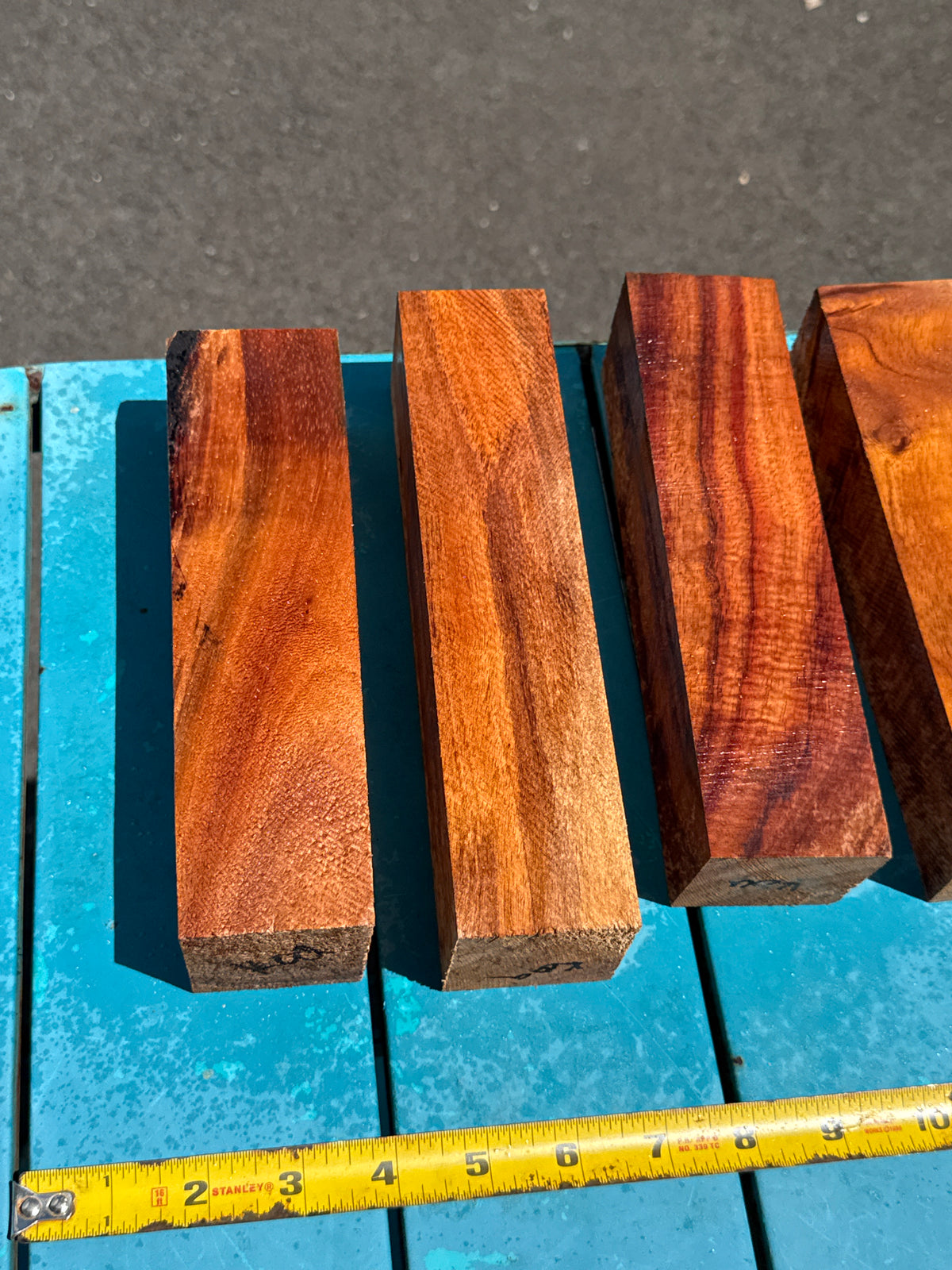 Figured Koa Turning Blank 7-8”x2”x2”