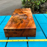 Curly Koa board 17.5”x6”x2”