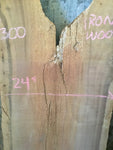 Iron Wood 78.5”L x 25.5W 6/4