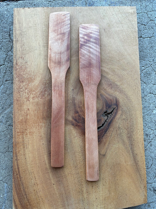 Curly Queensland Maple Kitchen Utensil (Square Top)