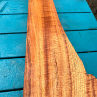 Premium Curly Koa Live Edge Slab 35 3/4”x2.5-11”x2”