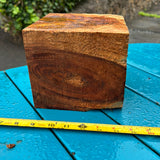 Curly Koa bowl blank 6”x5 3/4”x5 1/4”