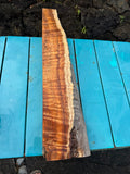 Curly Live Edge Koa slab 23.5”x4”x2”