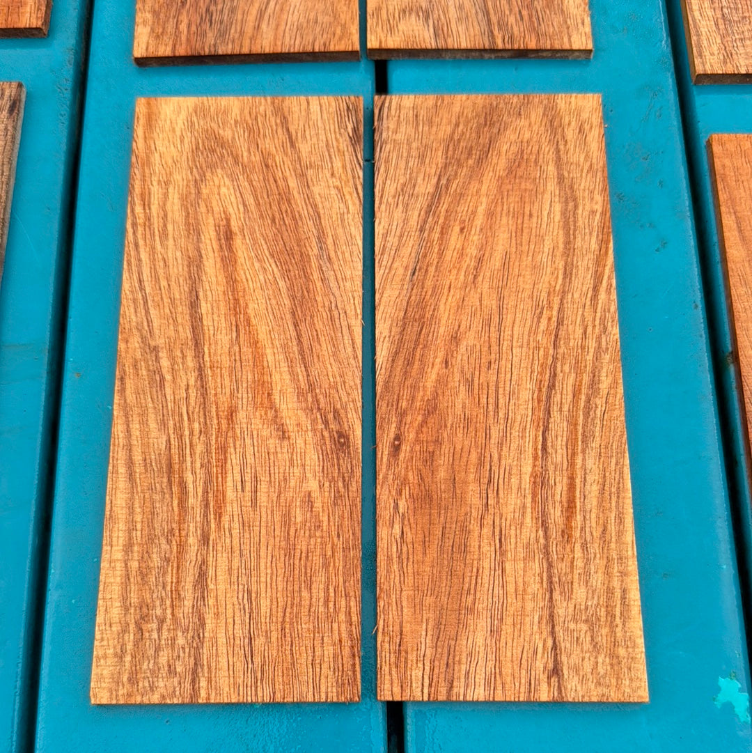 Curly Koa Knife Scales 2 piece sets