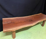 Hawaiian Black Walnut Bench