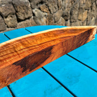 Curly Live Edge Koa 22.5”x3.5-4.5”x1 7/8”