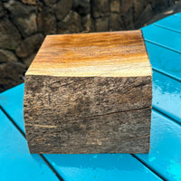 Curly Koa Bowl Blank 6 3/4”x7 3/4”x3 3/4”