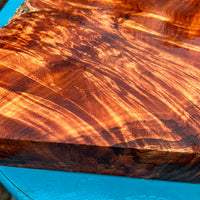 Premium Curly Koa Live Edge Slab 35 3/4”x2.5-11”x2”