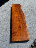 Spalted Ultra Curly Koa Rustic Board 15”x3-5”x1/4-1”
