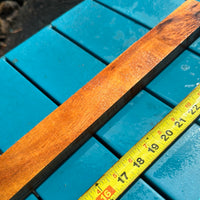 Curly Koa wood 27.5”x2”x7/8”