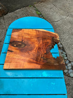 Curly Koa Wood 17”x16”x3/4”