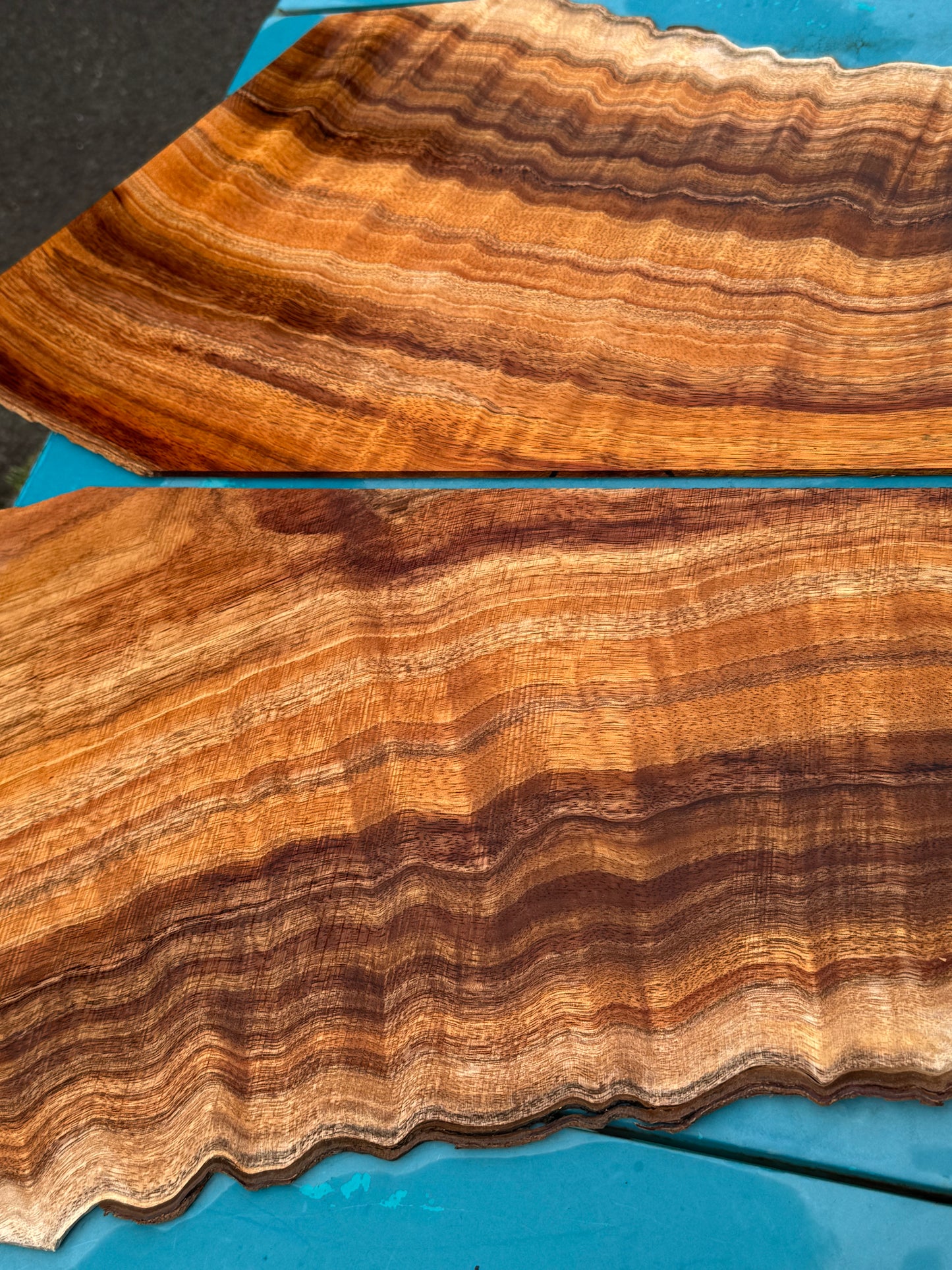 Curly Koa 4mmx28”x9-13”