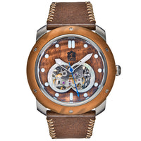 Element Watch Silver/ Brown Leather