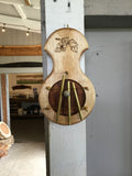 Aloha Door Chime - 3 chimes, Koa sapwood & heartwood, hibiscus made by Mike Shmaltz (CG)
