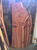 Bermuda cedar slab 66.5”x24”x2”