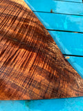 Curly Koa live edge wood 17”x3-10 3/4”x1”