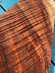 Curly Koa live edge wood 17”x3-10 3/4”x1”