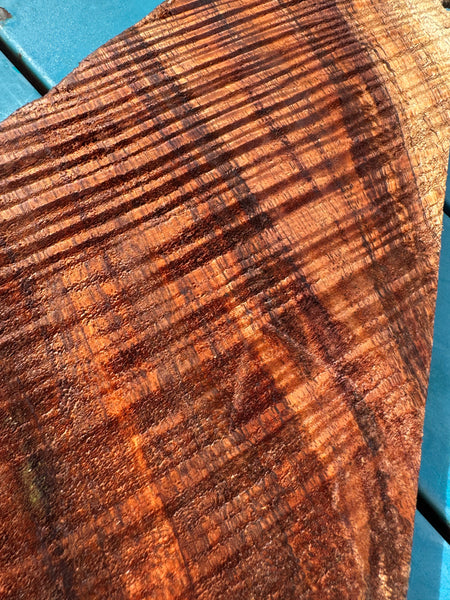 Curly Koa live edge wood 17”x3-10 3/4”x1”