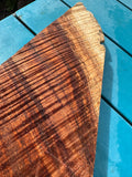 Curly Koa live edge wood 17”x3-10 3/4”x1”