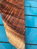 Curly Koa live edge wood 17”x3-10 3/4”x1”