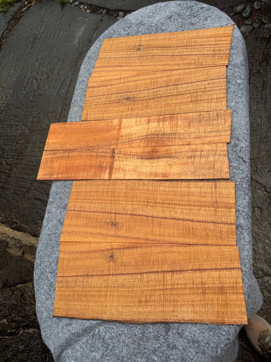 “The Cantata” Premium Curly Koa 6 piece Tenor Ukulele