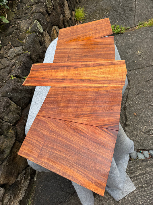 3A Curly Koa Baritone Ukulele 6pc set