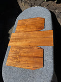 “The Etude” 6 piece 4A curly koa concert ukulele set