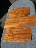 “The Etude” 6 piece 4A curly koa concert ukulele set