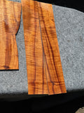 “The Forte” 4 piece 4A curly koa concert ukulele set