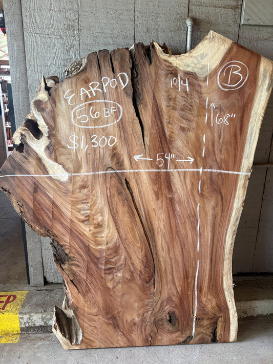 EarPod Live Edge Slab (Slab B)