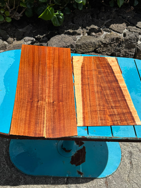 Premium curly Koa 4 piece Tenor Ukulele set