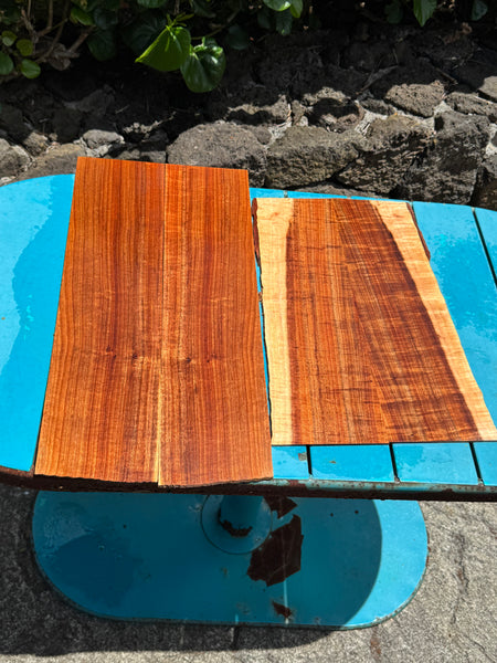 Premium curly Koa 4 piece Tenor Ukulele set