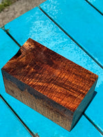 Premium Curly Koa turning blank 5.5”x3 1/4”x3 1/4”