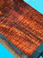 Premium Curly Koa turning blank 5.5”x3 1/4”x3 1/4”