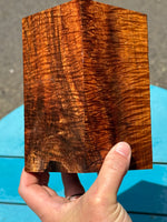 Premium Curly Koa turning blank 5.5”x3 1/4”x3 1/4”
