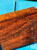 Premium Curly Koa turning blank 5.5”x3 1/4”x3 1/4”