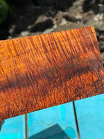 Premium Curly Koa turning blank 5.5”x3 1/4”x3 1/4”